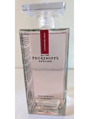 Pecksniff's England Fine Fragrance Bath Soak Raindrops & Roses 16.9 Oz England